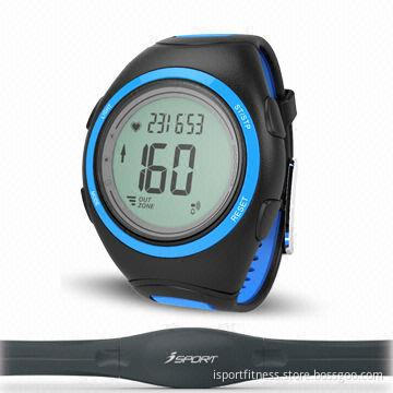 5.3K Digital Heart Rate Monitor, Time and Date Display, 1/100 Seconds Chronograph